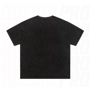 Camisetas de Hombre al por Mayor, 250GSM, Talla Grande, 100% Algodón, Camisetas Casuales de Alta Calidad con Logotipo Personalizado Impreso - Product Image 3