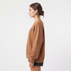 Sudadera Extra Grande Personalizada para Mujer, con Hombros Caídos, Manga Larga, Felpa de Algodón, Ropa Casual - Product Image 4
