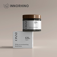Pot cosmétique en plastique personnalisé avec couvercle |   Conteneur cosmétique imprimé à l'écran, étanche à l'air et anti-fuite, pour crème pour le visage, lotion, beurre corporel