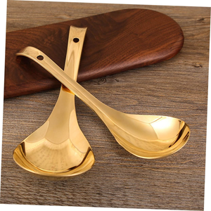 Cuillère à riz en acier inoxydable à long manche, grande spatule de service pour la cuisine, idéale pour les restaurants et la restauration - Product Image 6