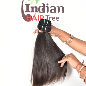 100%Wholesale Vendor Raw Indian Human Hair <b>Cheap</b> Bundles Straight Cuticle Aligned Natural color Manufactures None Chemical hair - Product Image 4