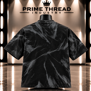 T-shirt Homme Oversize Tie-Dye Personnalisé Vintage à Manches Courtes Col Rond Streetwear en Coton Jersey avec Logo Imprimé sur le Devant – Meilleure Vente - Product Image 3