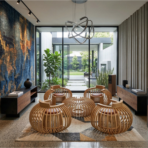 Juego de Sofás de Madera Moderno y Sencillo con Características Ecológicas e Impermeables para Espacios Interiores y Exteriores - Product Image 5