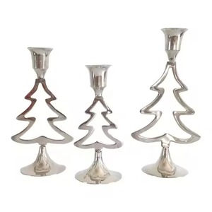 Portavelas Decorativo de Hierro Metálico para Navidad, Elegante Centro de Mesa Festivo para Decoración de Hoteles, Restaurantes y Hogares - Product Image 1