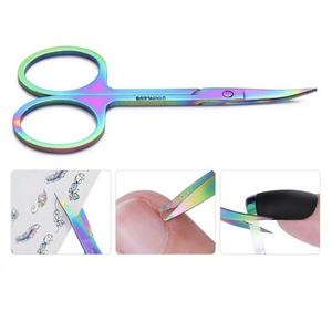 Ciseaux à cuticules professionnels à pointe fine, outil en acier inoxydable pour manucure, pédicure et entretien des ongles - Product Image 3