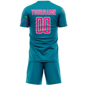 Uniforme de Fútbol Profesional de Élite, Conjunto de Camiseta y Pantalones Cortos, Absorbente de Humedad, Equipación de Fútbol con Logotipo Personalizado, Ropa Deportiva al Por Mayor - Product Image 3