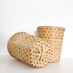 Panier de rangement de linge tissé en bambou de haute qualité, panier d'organisation de vêtements en gros fait à la main - Product Image 3