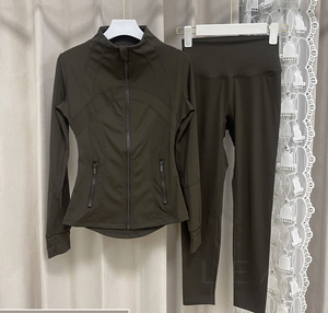 Fitness & Yoga Wear Aloe Yoga Set <b>Women</b> <b>Jacket</b> High Waist Lulu Define <b>Jacket</b> <b>Women</b> Tracksuit for <b>Women</b> Yoga Legging Top Outfit - Product Image 5