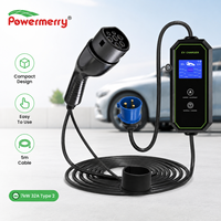 Chargeur EV portable 7kW 32A Type 2 230Vac CE TUV RoHS IP67 pour fabricant OEM ODM, vente en gros et distributeur européen