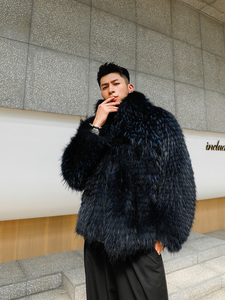 Waterproof Reversible <b>Fur</b> <b>Coat</b> - Product Image 2