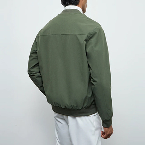 New Customized Design High Quality <b>Men</b> Winter Bomber <b>Jacket</b> Stand Collar Custom Front Logo Breathable Quick Dry Bomber <b>Jacket</b> - Product Image 3