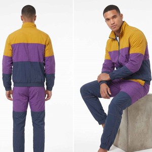 Lightweight Highlighted <b>Line</b> Streetwear Track Suit 2 Piece Jacket and <b>Pant</b> Crinkle Nylon Reflective Windbreaker Tracksuit Unisex - Product Image 6