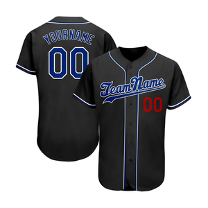 OEM Baseball Game Jerseys Team Baseball Shirts Lightweight Mesh Factory Price Private <b>Label</b> - Product Image 2
