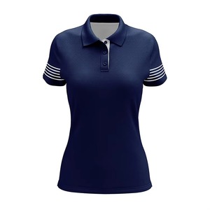 Polo piqué pour femme – Tissu en coton doux et respirant à manches courtes – Polo à manches longues pour femme – Tissu léger et respirant - Product Image 1