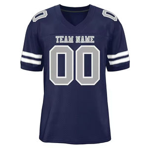 Jersey de Fútbol Americano de Algodón Premium con Bordado 3D, Ropa Deportiva Personalizada para Equipos, Prenda Ecológica Resistente al Viento - Product Image 3