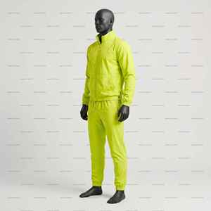Custom Polyester Plain <b>Waterproof</b> Windproof Nylon Jacket and Track Pants Zip up Blank Oversized Jogger Sets Nylon <b>Tracksuit</b> - Product Image 2