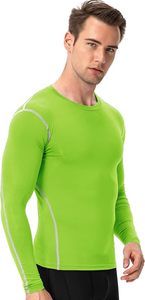 Men's Compression Long Sleeve Performance Shirt Premium Quick Dry Compression Base <b>Layer</b> <b>Top</b> Men's Athletic Compression Training - Product Image 4