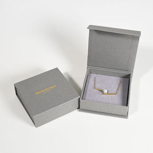 Boîtes cadeaux de luxe personnalisées avec logo, emballages haut de gamme pour colliers, pour bijouteries, cadeaux de mariage et emballages de vente au détail - Product Image 1