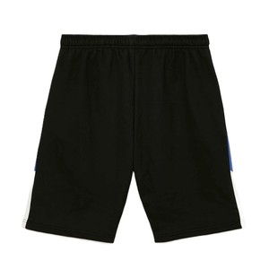 Pantalones Cortos Deportivos Casuales para Hombre, con Paneles Geométricos en Bloques de Color, Cintura con Cordón Ajustable, Negro, Verde, Blanco, Corte Medio, Transpirables, Tejido de Punto - Product Image 6