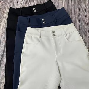 Stock Men Equestrian Breeches Horse Riding <b>Tights</b> Jodhpurs Customized Breathable PU Leather Slim Fit Zipper Closure MARCO WEAR - Product Image 2