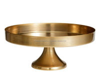 Nouveauté piédestal américain gâteau support pièce maîtresse métal miroir gâteau support anti-dérapant occasionnel fournitures Dessert affichage