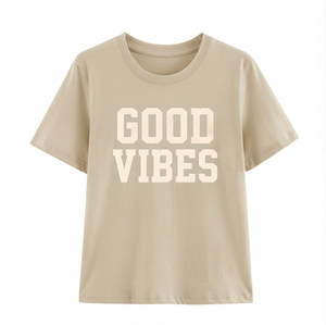 Camiseta de Mujer de Manga Corta, Estilo Casual de Verano, Precio Económico, Venta al Por Mayor, Servicio OEM, Ligera - Product Image 3