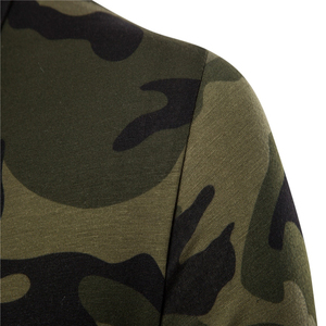 Polo de Punto con Estampado de Camuflaje para Hombre, Manga Corta, Corte Regular, Informal, Transpirable, de Poliéster - Product Image 6