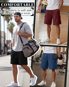 Shorts de sport pour hommes, vêtements de fitness OEM, shorts de course respirants de haute qualité. - Product Image 2