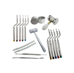 Ostéotomes à décalage pour lifting sinusal, kit d'instruments chirurgicaux pour implants dentaires, pointes angulées concaves et convexes, acier inoxydable CE - Product Image 1