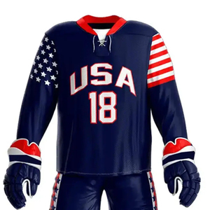 Bon fabricant d'uniformes de hockey sur glace pour hommes, entièrement personnalisables, très demandés, uniformes de hockey sur glace pour hommes tendance, unisexes. - Product Image 6
