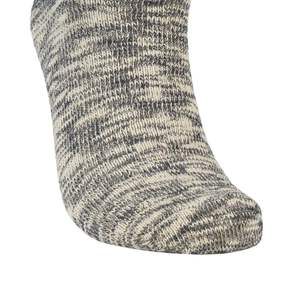 Marled Heather Grey Ankle <b>Socks</b> Pair Eco Friendly Bamboo Merino Wool Hosiery Breathable Anti Bacterial <b>Soft</b> Touch - Product Image 3