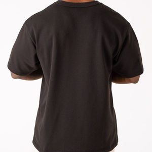 T-shirt blanc uni 100 % coton léger de luxe surdimensionné pour homme, vente en gros, personnalisé, haute qualité, été 2026 - Product Image 3