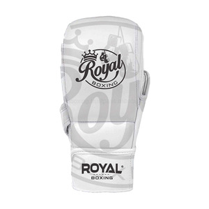 Guantes de Boxeo MMA de Cuero Ligeros de Alta Calidad de 8oz para Niños, con Estampado Deportivo, Elásticos, para Entrenamiento al Aire Libre - Product Image 1