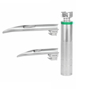 Manche de laryngoscope à fibre optique réutilisable |   Mini Knurled |   Mini Smooth |   Standard moleté |   Standard Lisse |   Stuby Knurled - Product Image 1