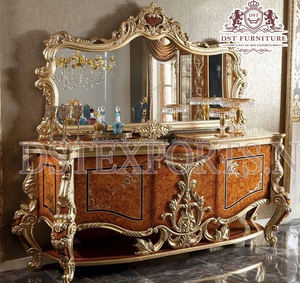 Muebles de comedor de madera de teca tallados reales Juego de muebles de comedor hechos a mano de madera de teca de lujo Comprar juego de mesa de comedor - Product Image 4