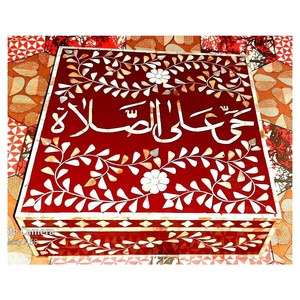 Boîte de rangement murale en os incrusté, écologique, faite à la main en Inde, avec logo personnalisé, pour bijoux Sheeri – Meilleures ventes - Product Image 1