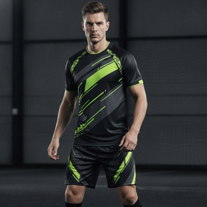 Uniformes de Fútbol con Impresión por Transferencia de Calor al por Mayor, Nombre y Número del Equipo Personalizados, Ropa de Entrenamiento de Secado Rápido UPF 50 para Hombre - Product Image 5