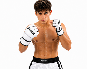 New Bright Leather Adult MMA Kick Boxing <b>Gloves</b> Thickened PU Full Finger Breathable <b>Moisture</b>-Wicking Hook-and-Loop Martial Arts - Product Image 1