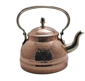 Luxury Coffee Tea Kettle Metal Pot for Hot <b>Beverage</b> <b>Serving</b> Home Kitchen Use with Solid Body and Easy Handling - Product Image 6