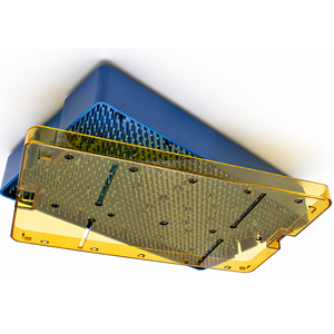 Caja desinfectante de plástico autoclavable de alta calidad con revestimiento de silicona de 6 x 10 x 0.75 pulgadas, bandeja de esterilización médica - Product Image 2