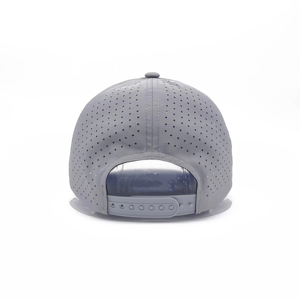 Casquette de baseball unisexe de haute qualité à 5/6 panneaux, avec trous découpés au laser, en polyester haute performance, pour le sport et le golf - Product Image 5
