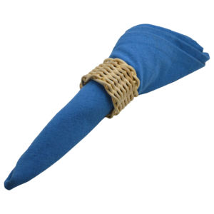 Anneau de serviette en bambou naturel pour la table, support de tissu multicolore, décoration de table à manger, hôtel et événements festifs - Product Image 3