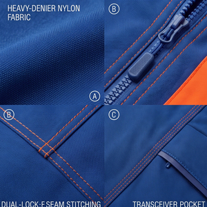Mono de Esquí para Hombre MALUZA INDUSTRIES OEM, Aislado Térmicamente, con Capucha, de Poliéster/Nailon, Impermeable, Cortavientos, para Invierno - Product Image 6
