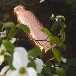 Custom Logo Pure Hammered Copper <b>Flask</b> Ayurvedic Health Sports Water <b>Bottle</b> Manufacturer - Product Image 4