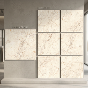 Azulejo de piso de porcelana esmaltada pulida de 800x800mm-Azulejos de pared de cerámica brillante para interiores y pisos modernos en Túnez - Product Image 6