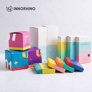 Caja de Cartón Plegable con Extremos Rectos, Impresa Personalizada y Ecológica, para Ensamblaje Rápido, Empaque de Cosméticos y Suplementos - Product Image 4