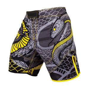 Profesional de alta calidad de peso ligero personalizado Logo de impresión elegante mejor diseño Fighting Wear MMA Shorts para hombres - Product Image 2