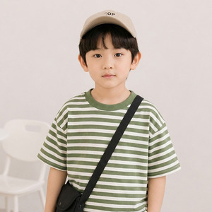 Pantalones Cortos de Sarga Caqui Premium para Niños, 100% Algodón, Tejido Informal, Pantalones de Verano para Niños - Product Image 3