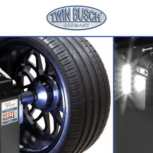 TWF-96-G: Bilanciatore per ruote con bloccaggio pneumatico automatico - Schermo a colori TFT - GREY-Line - Product Image 2