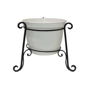 High strength multi tiered metal flower <b>pot</b> <b>stand</b> for vertical gardening and home decoration with traditional look - Product Image 3